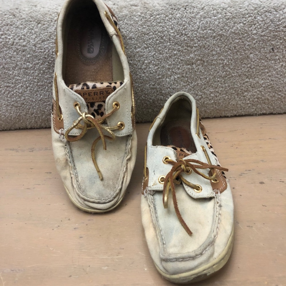 Used Cheetah Print Sperrys - Picture 2 of 7